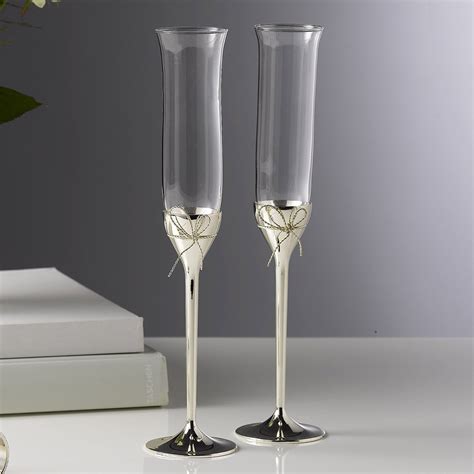 vera wang wedgwood toasting flutes.